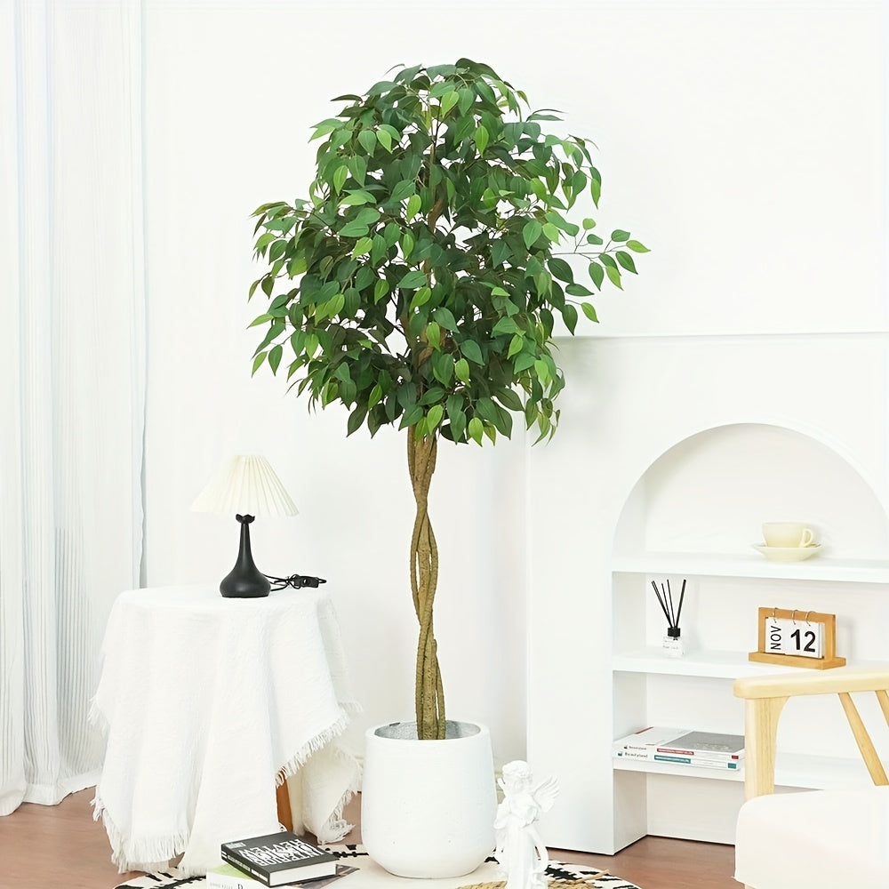 Silky Artificial Ficus Tree – Realistic and Maintenance-Free (120–210 cm)