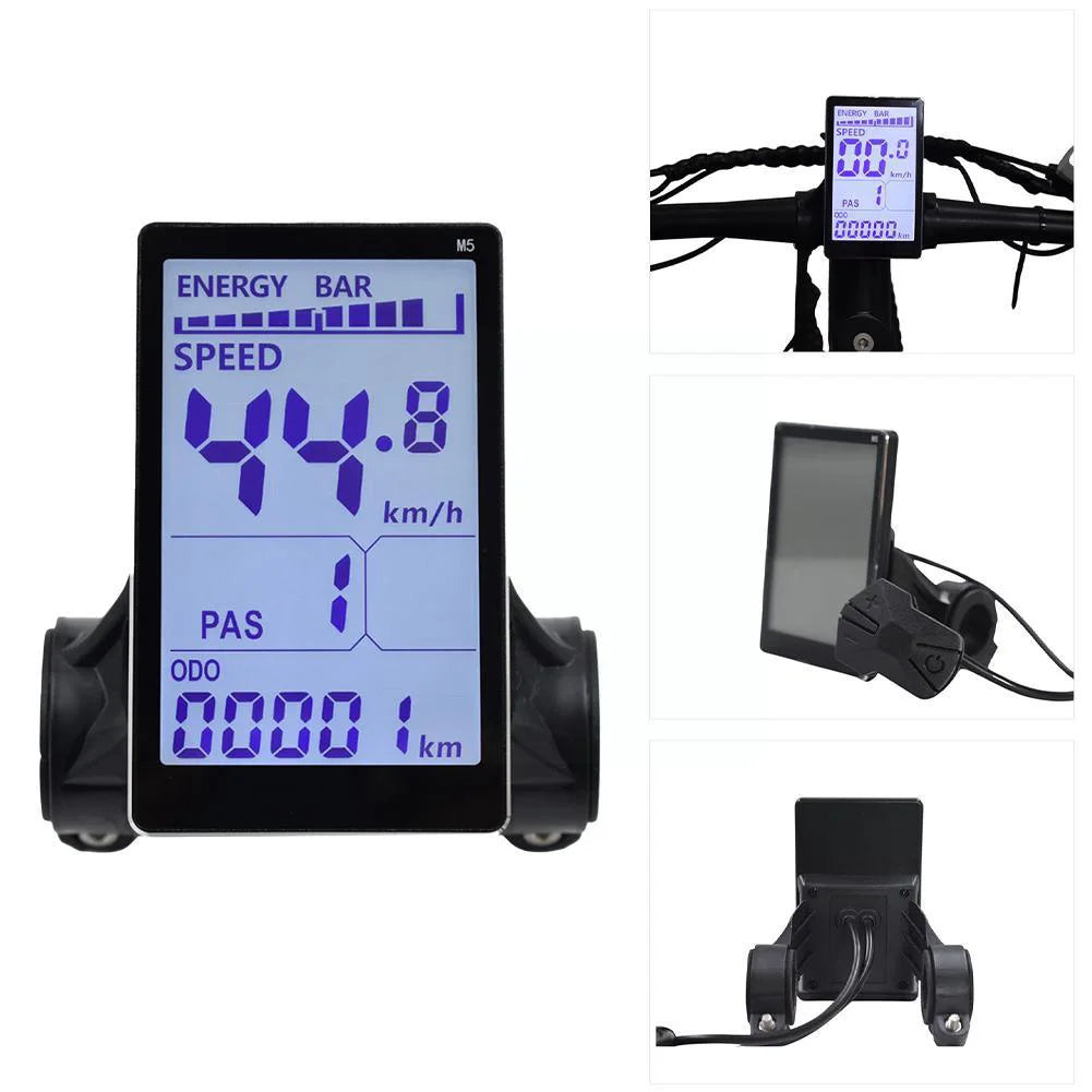 Smart M5 E-bike Display - Intuïtieve Snelheidsmeter & Geavanceerde Functies-Novormo