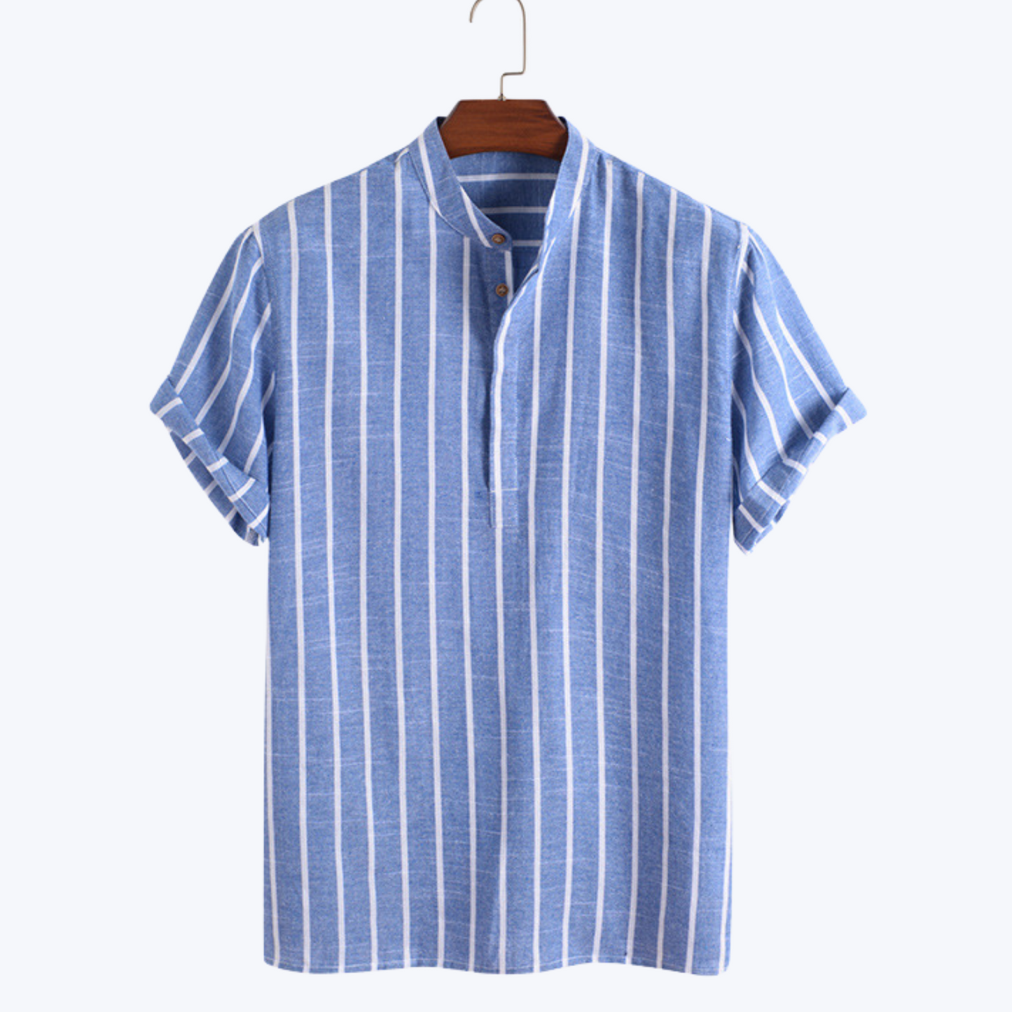 Men's Striped Summer Set – Shirt + Pants