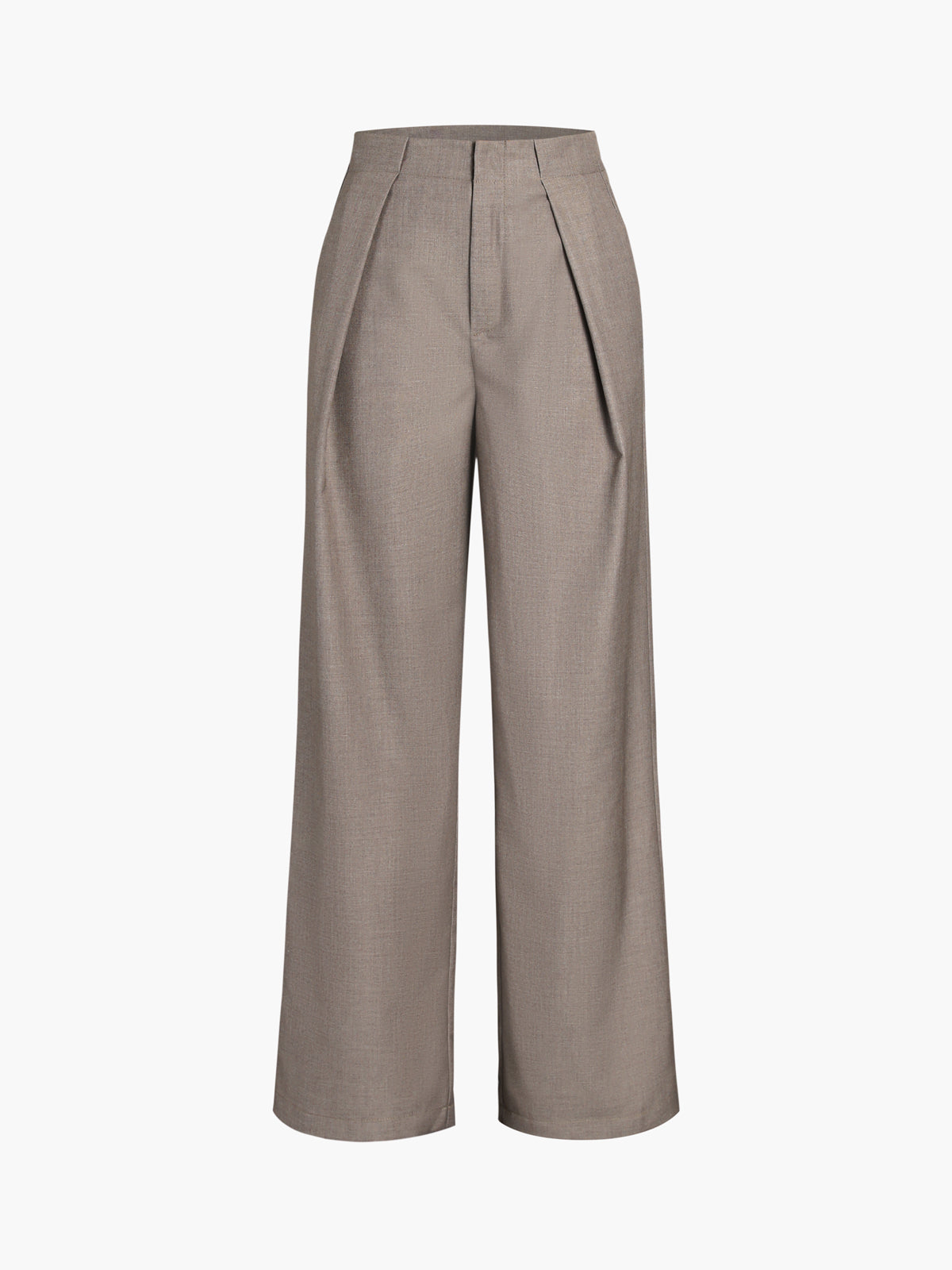 Elegant Women's Trousers with Straight Legs and Stylish Pockets