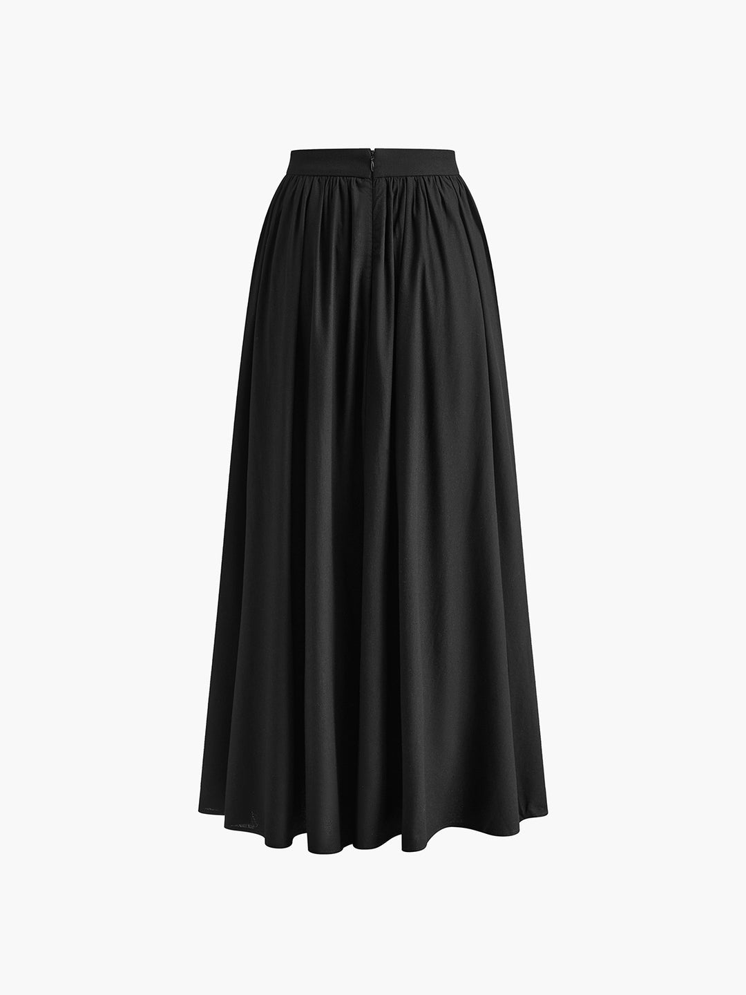 Flared Maxi Skirt with Side Pockets – Comfort &amp; Elegant Fit