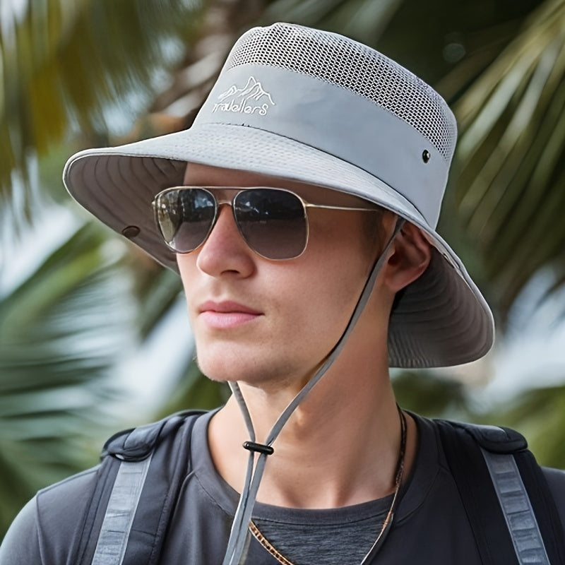 Stylish Men's Hat with UV Protection - Ideal for Outdoors &amp; Summer