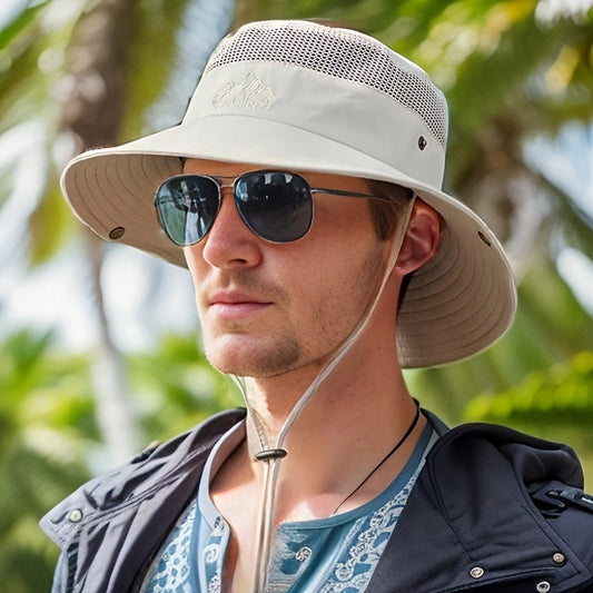 Stylish Men's Hat with UV Protection - Ideal for Outdoors &amp; Summer