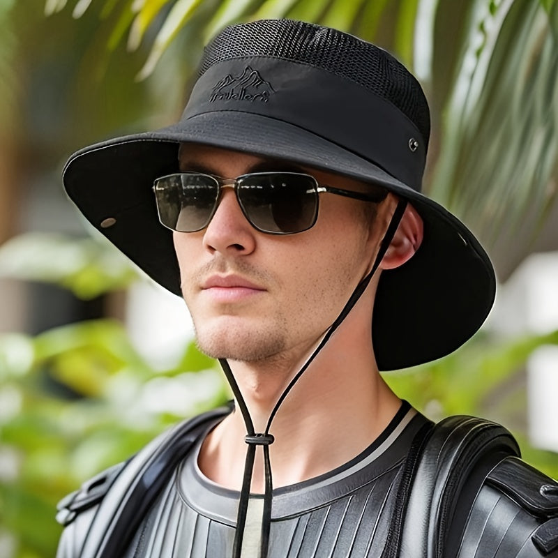 Stylish Men's Hat with UV Protection - Ideal for Outdoors &amp; Summer