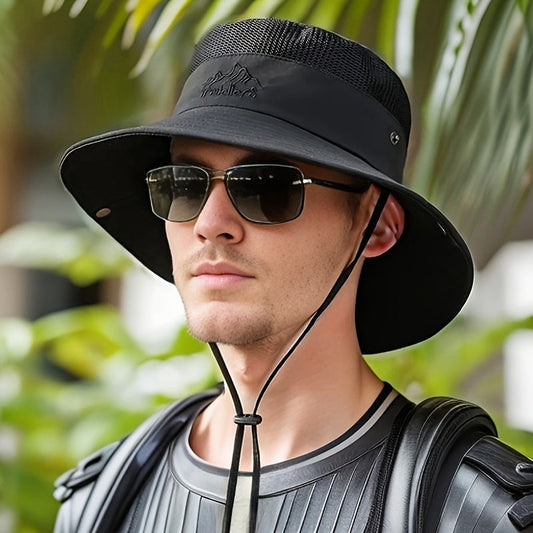 Stylish Men's Hat with UV Protection - Ideal for Outdoors &amp; Summer