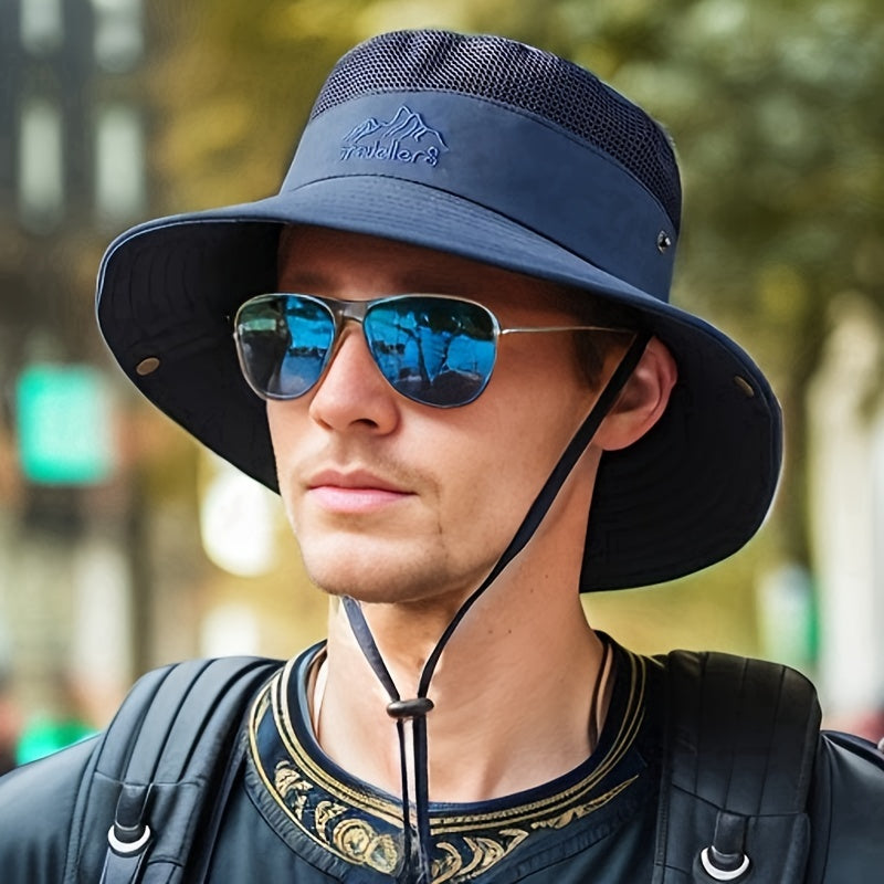 Stylish Men's Hat with UV Protection - Ideal for Outdoors &amp; Summer