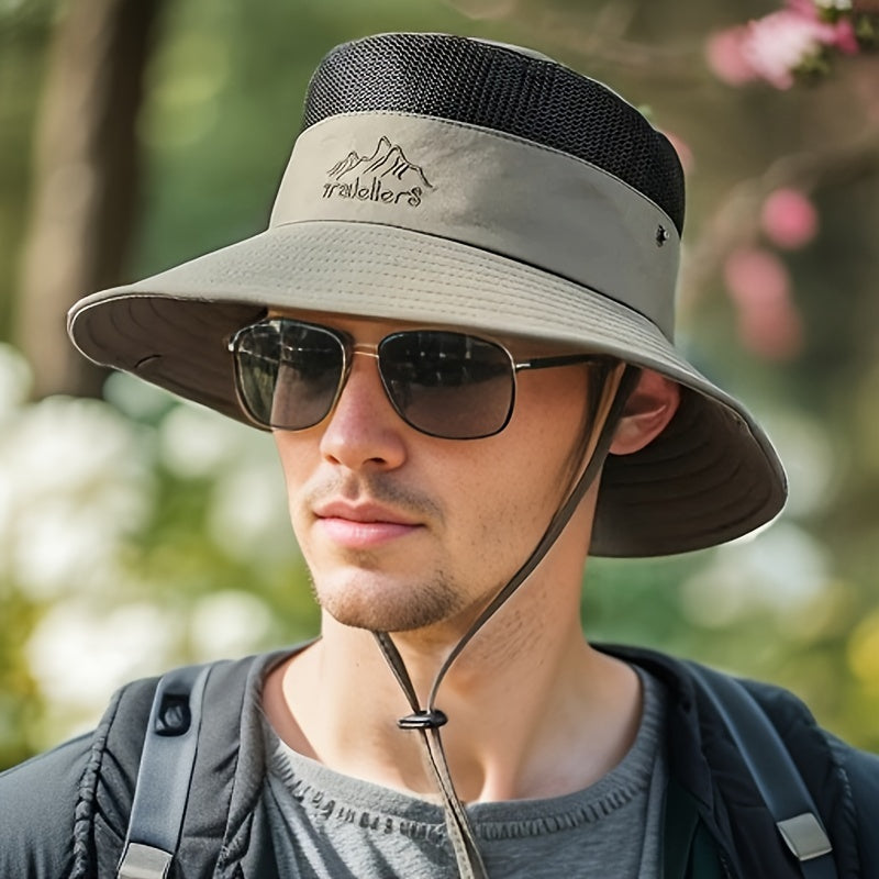 Stylish Men's Hat with UV Protection - Ideal for Outdoors &amp; Summer