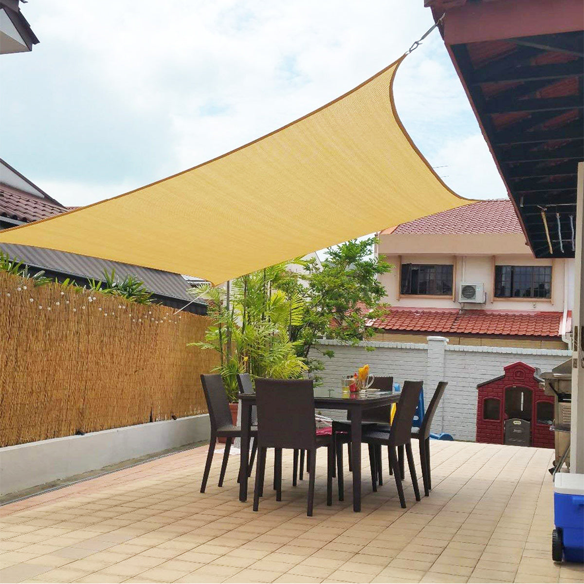 Shade cloth Water-repellent - UV-resistant and Weather-resistant for Garden or Terrace