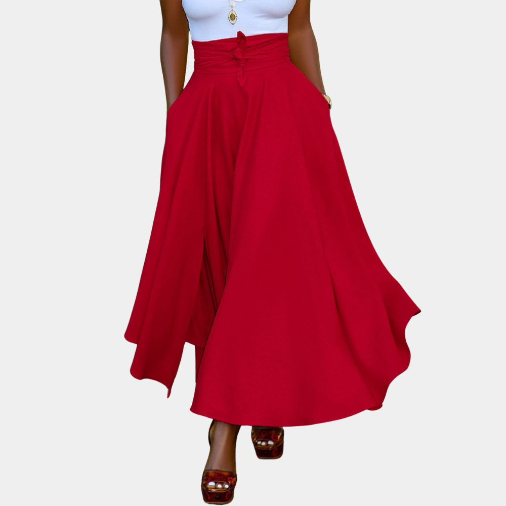 Red Summer Skirt Women | Fashionable &amp; Elegant