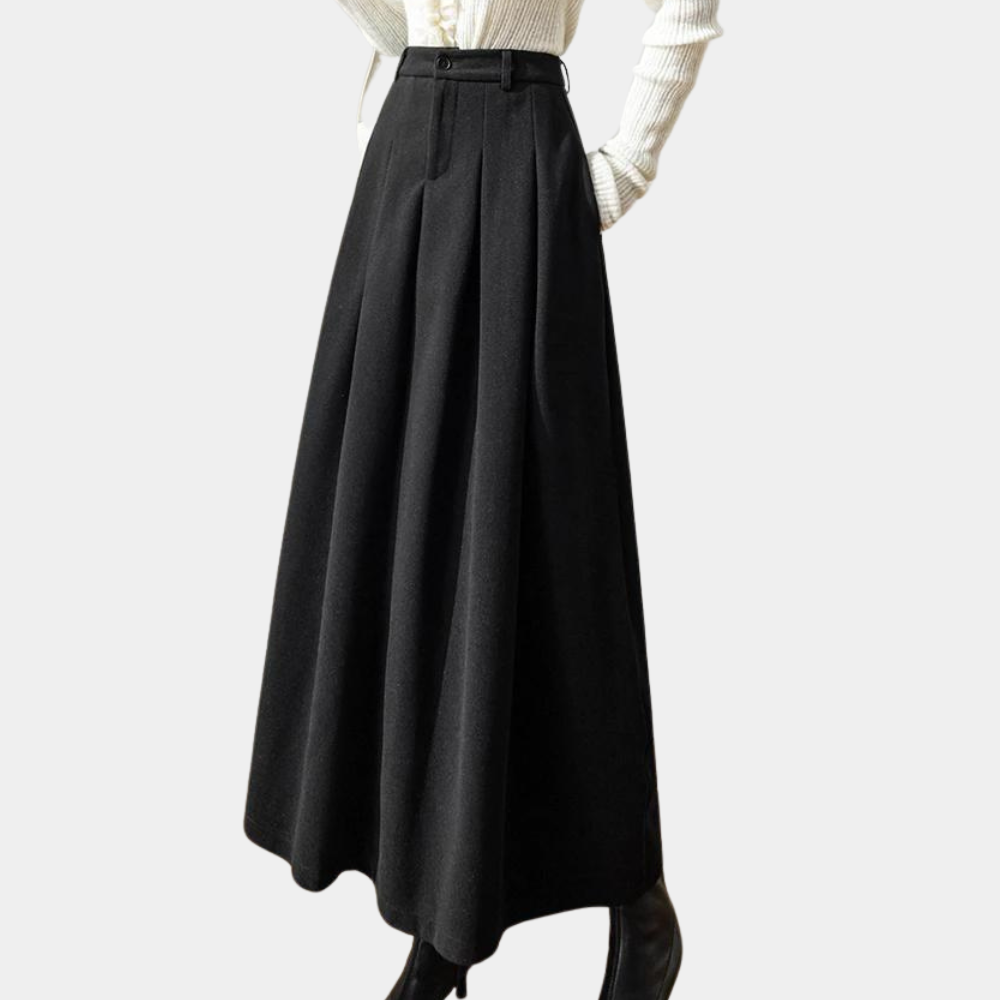 Elegant women's skirt in wool blend – classic and flattering