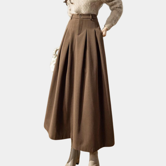 Elegant women's skirt in wool blend – classic and flattering