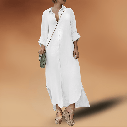 Women's Linen Summer Dress | Lightweight &amp; Elegant Fit