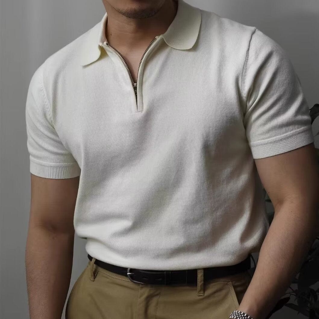 Modern Men's Batiste with Zipper - Breathable &amp; Stylish