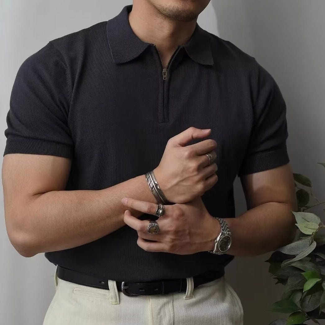 Modern Men's Batiste with Zipper - Breathable &amp; Stylish