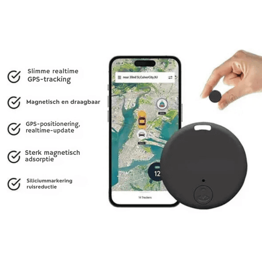 Set of 3 Mini GPS Trackers – Find Car, Keys &amp; Valuables Instantly