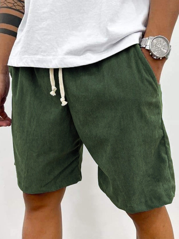 Men's Corduroy Stretch Shorts – Comfortable &amp; Stylish for Summer