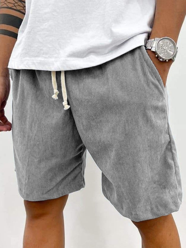 Men's Corduroy Stretch Shorts – Comfortable &amp; Stylish for Summer