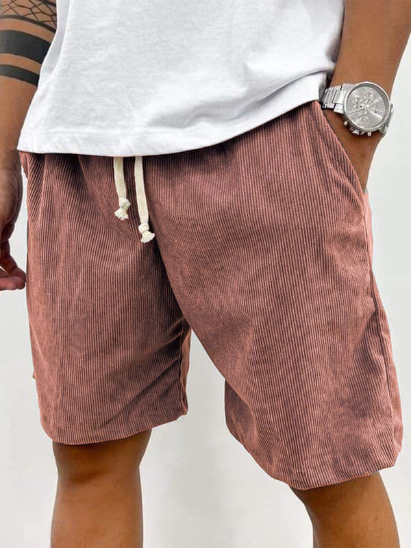 Men's Corduroy Stretch Shorts – Comfortable &amp; Stylish for Summer