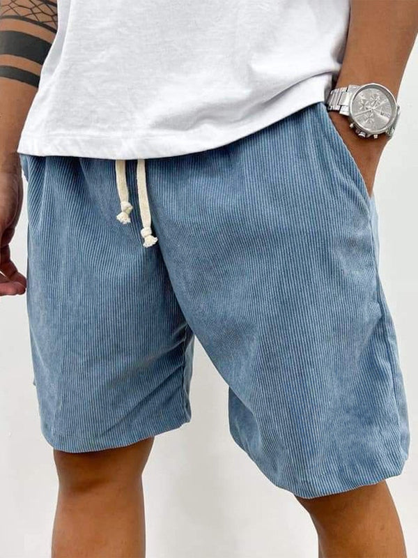 Men's Corduroy Stretch Shorts – Comfortable &amp; Stylish for Summer