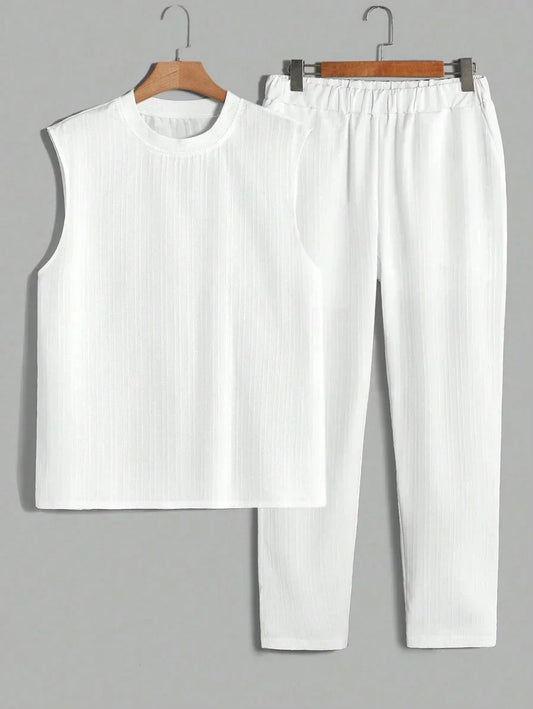 Summer Men's Set – Sleeveless, Lightweight and Breathable for Warm Days