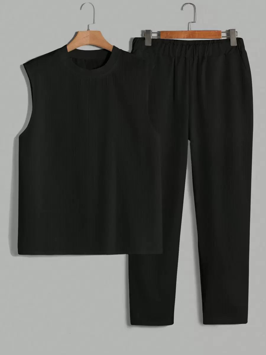 Summer Men's Set – Sleeveless, Lightweight and Breathable for Warm Days