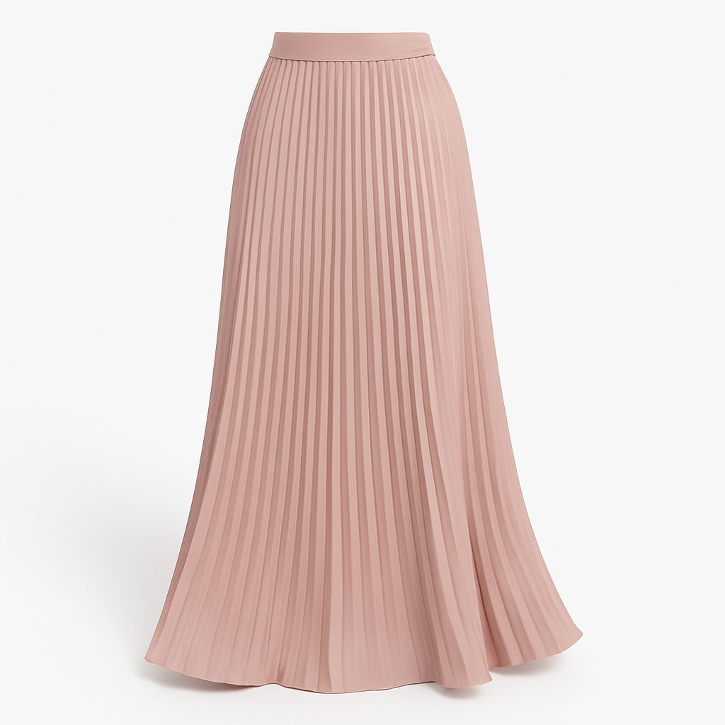 Pleated Maxi Skirt – Lightweight &amp; Elegant