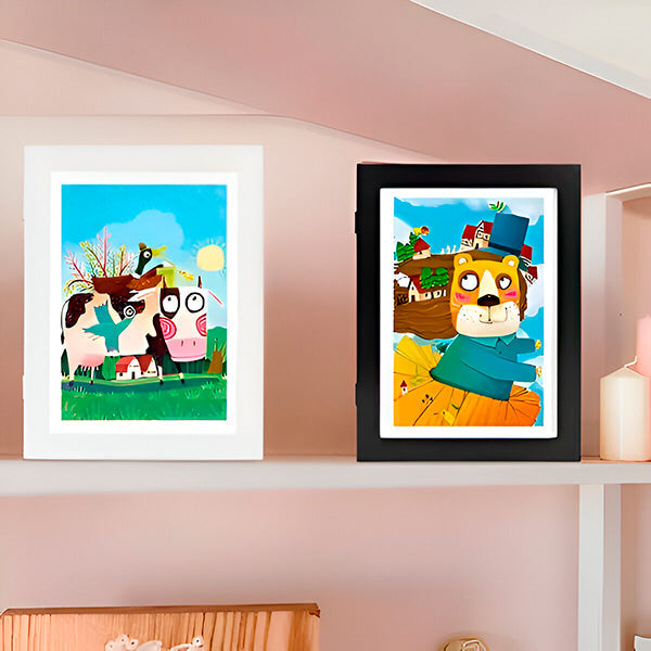Interchangeable Children's Art Frame – Save &amp; Exchange Drawings Quickly