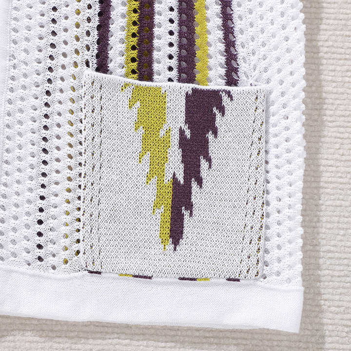 Men's shirt with mesh pattern – Breathable, stylish and unique design