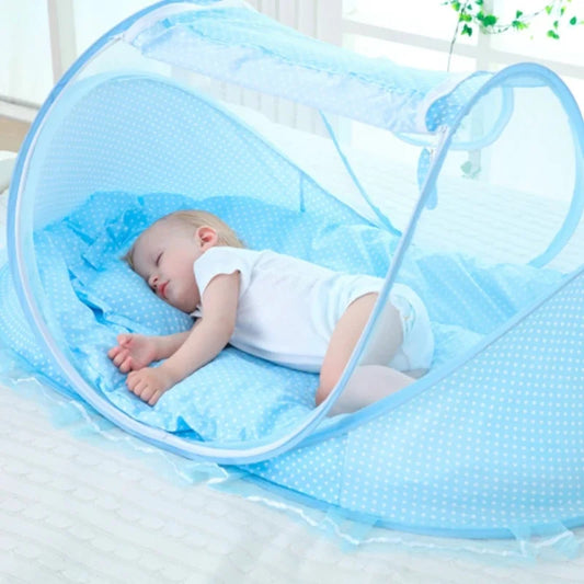 Folding Baby Bed with Protective Mosquito Net