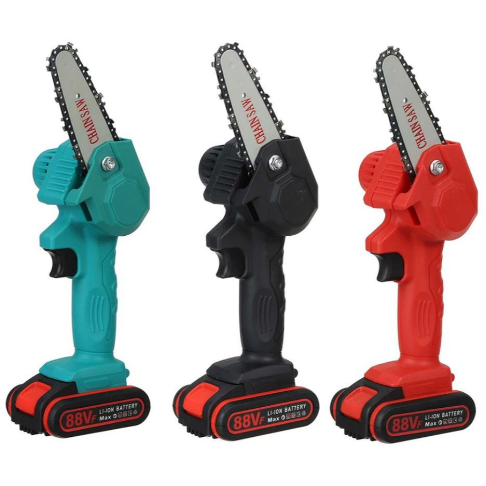 Cordless Electric Chainsaw with Battery – For Pruning and Sawing Without Hassle