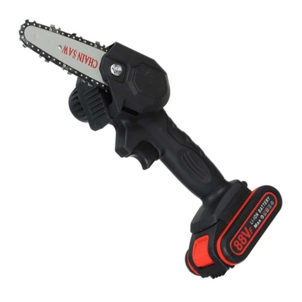 Cordless Electric Chainsaw with Battery – For Pruning and Sawing Without Hassle