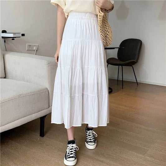 Pleated Midi Skirt – Airy &amp; Feminine Comfort