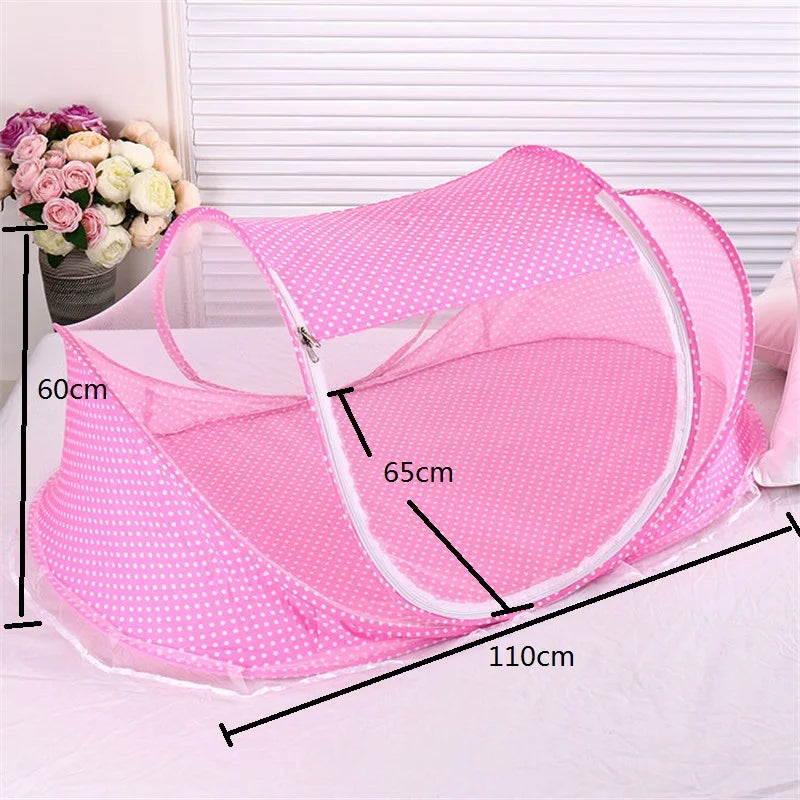 Folding Baby Bed with Protective Mosquito Net