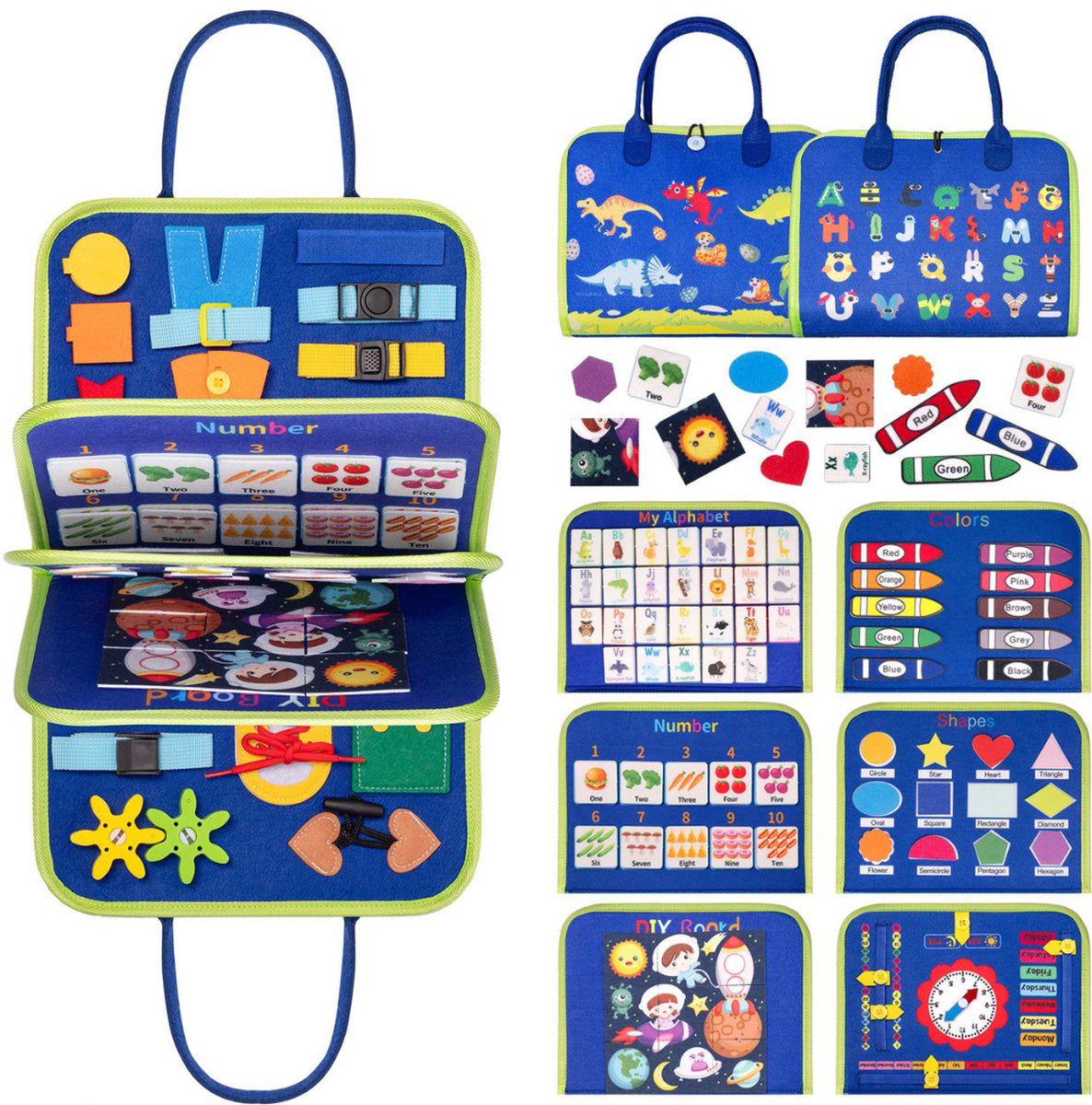 Interactive Activity Book for Toddlers – Play, Learn &amp; Explore