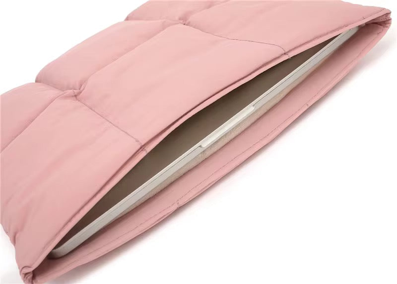Soft Puffer Laptop Sleeve – Stylish and Shockproof