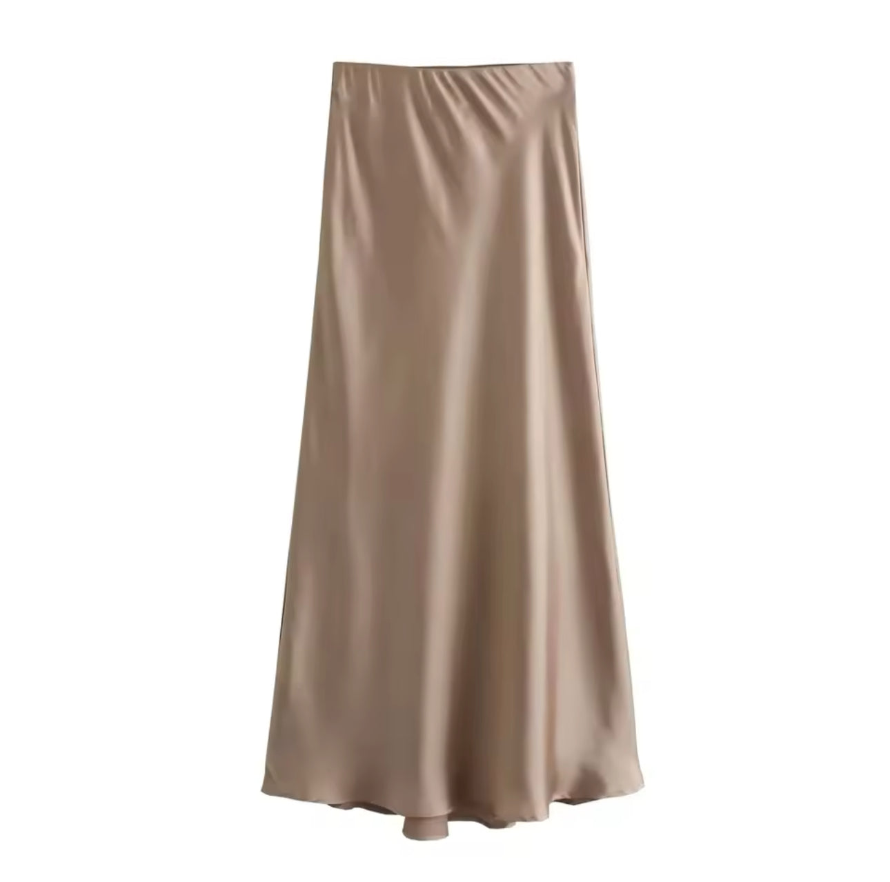 Satin Maxi Skirt - Elegant &amp; Comfortable