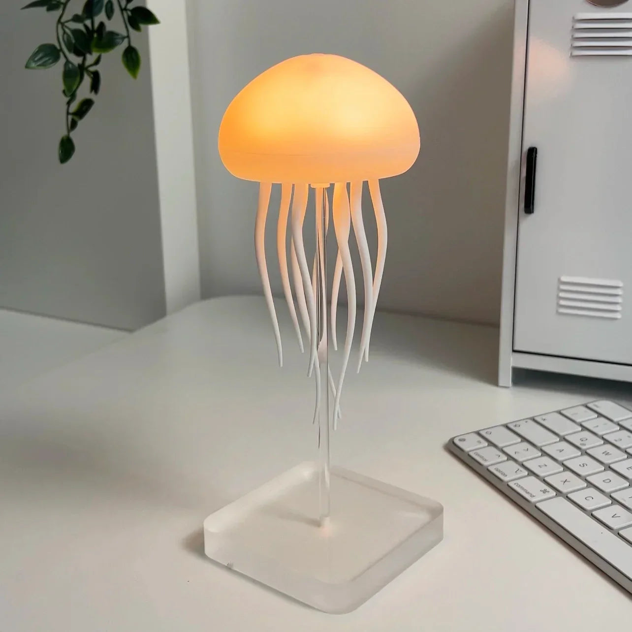 Smart LED Jellyfish Lamp with Moving Colors and Light Show