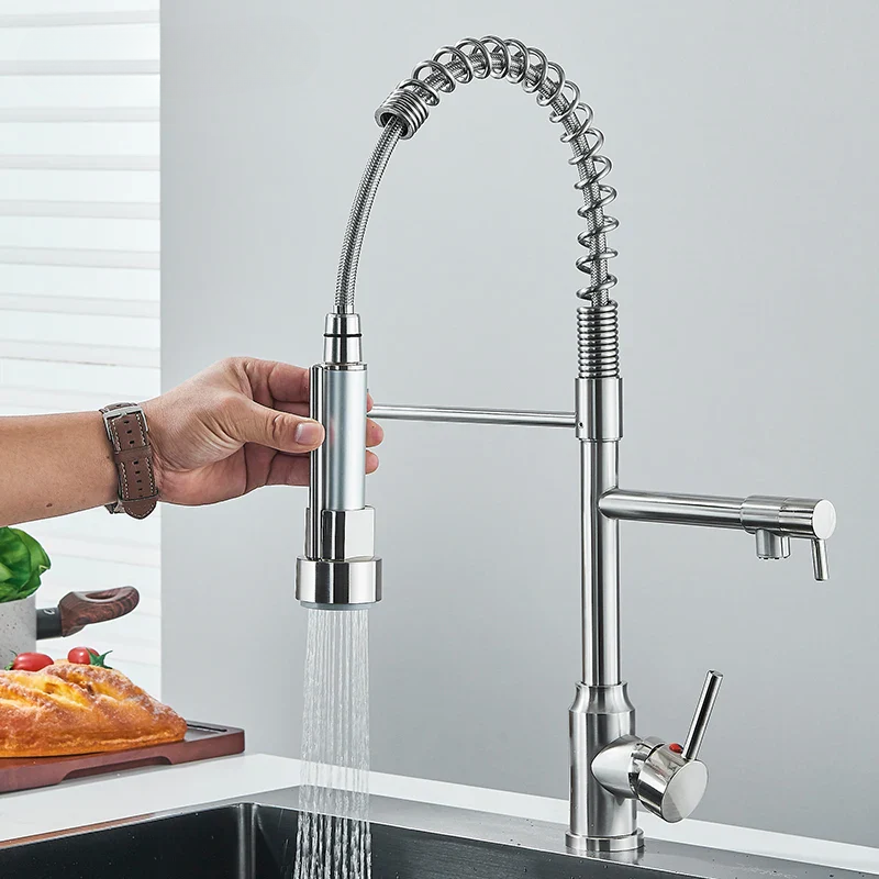 Swivel Kitchen Faucet with 360° Flexible Swivel Function