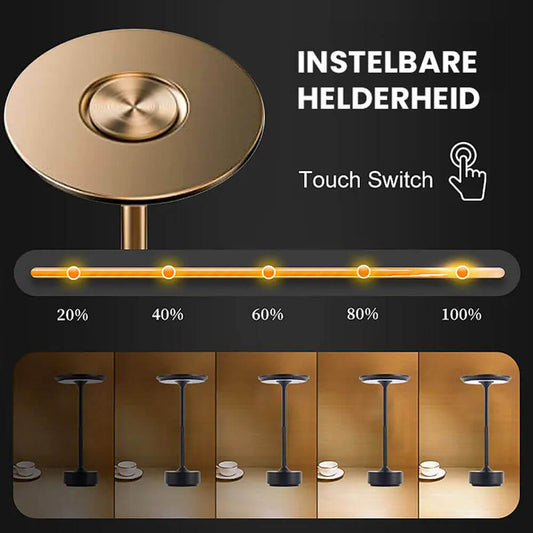 Wireless LED Table Lamp – Rechargeable, Dimmable &amp; Mood Lighting