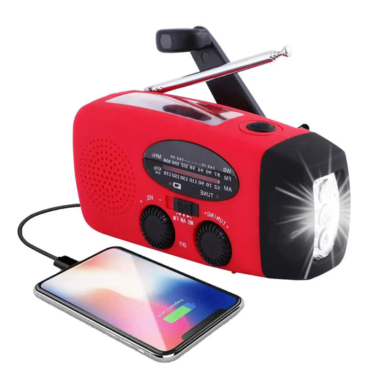 3-in-1 Emergency Radio – Flashlight, Power Bank &amp; Power Outage Safety