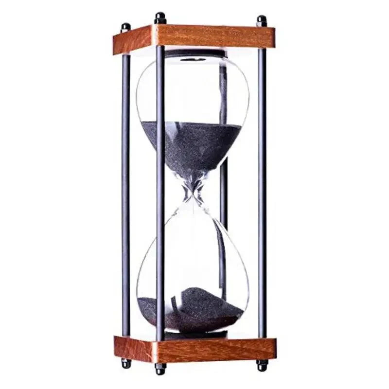 Elegant 60-Minute Hourglass Clock – Decorative and Functional