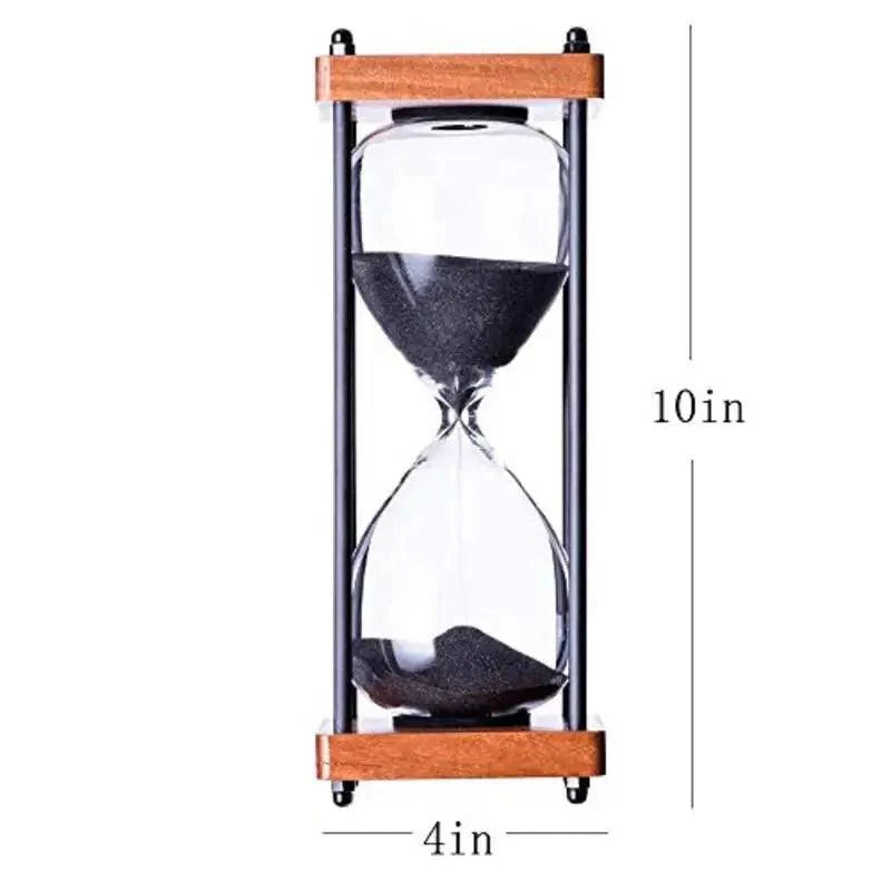 Elegant 60-Minute Hourglass Clock – Decorative and Functional