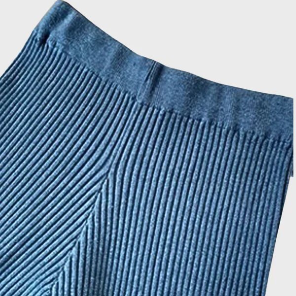 Ribbed women's set with stretch