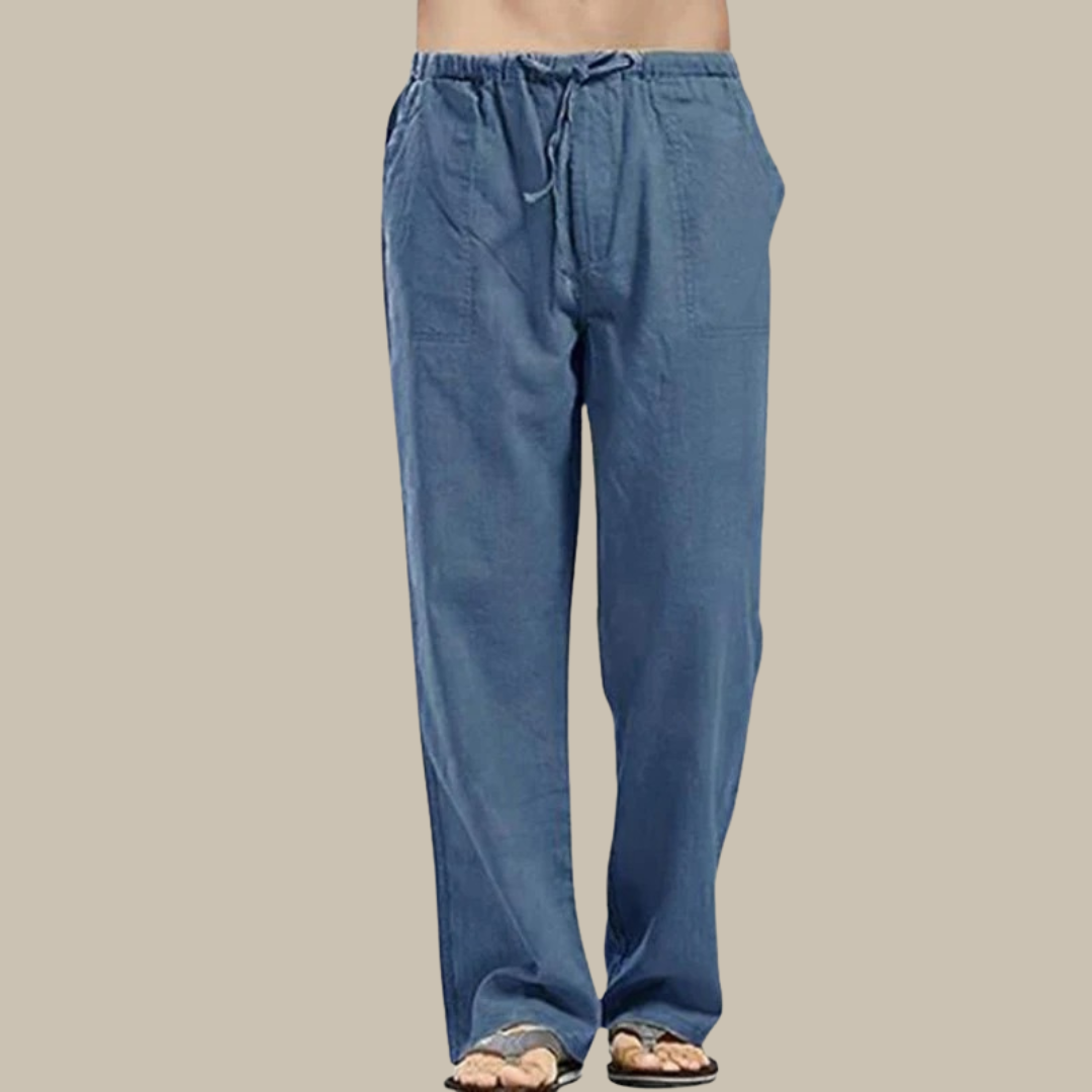 Men's linen summer trousers – lightweight and breathable for warm days
