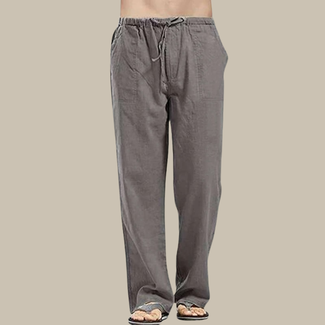Men's linen summer trousers – lightweight and breathable for warm days