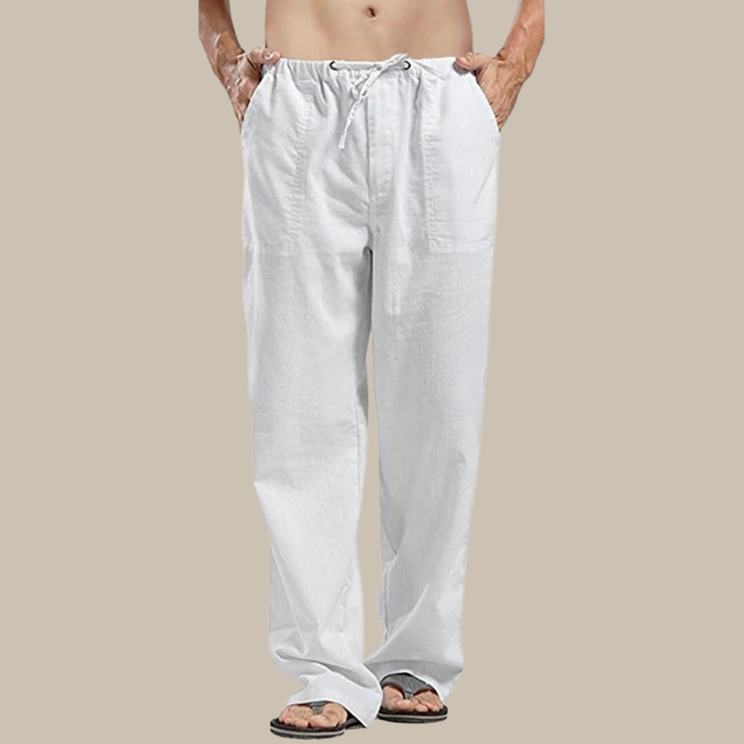 Men's linen summer trousers – lightweight and breathable for warm days