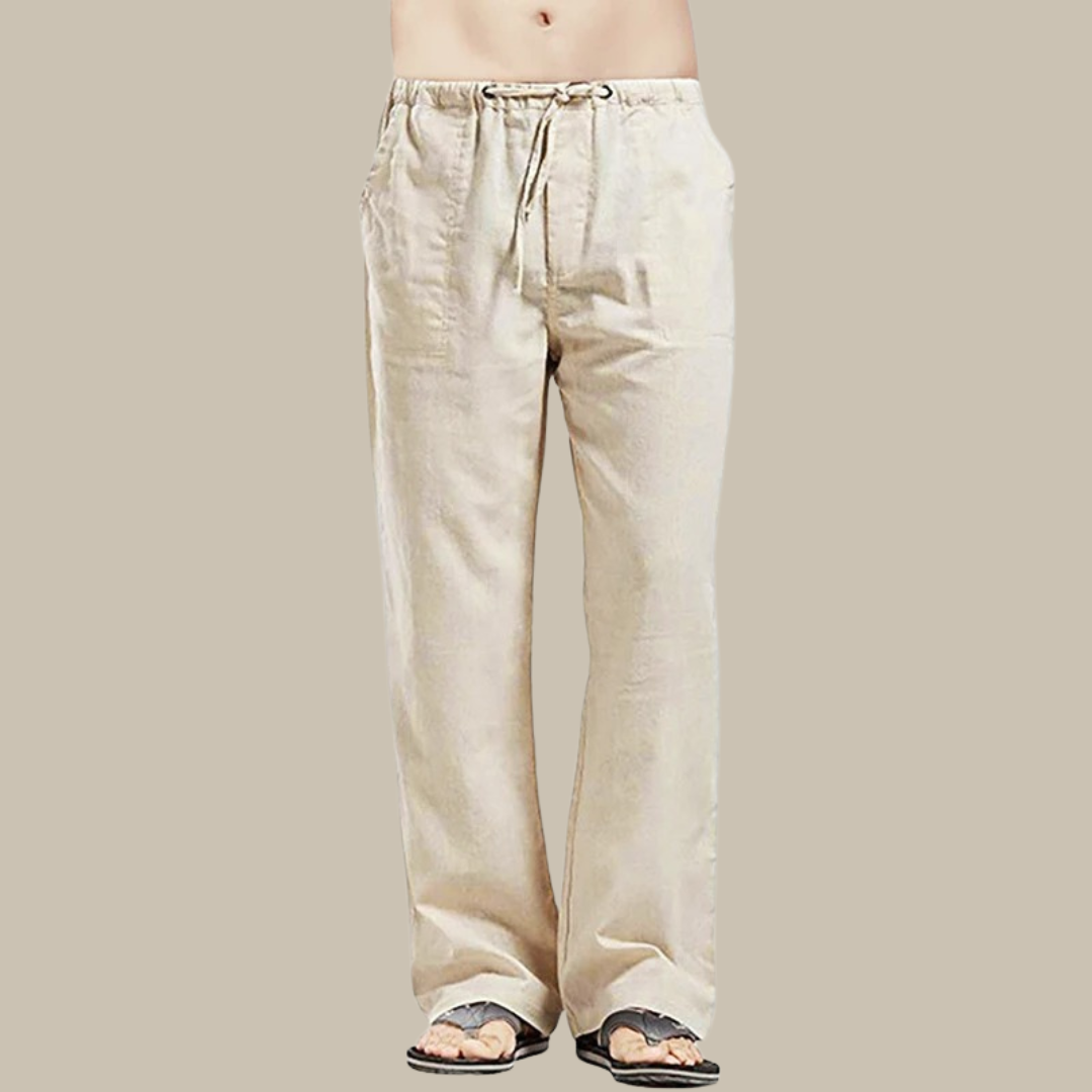 Men's linen summer trousers – lightweight and breathable for warm days