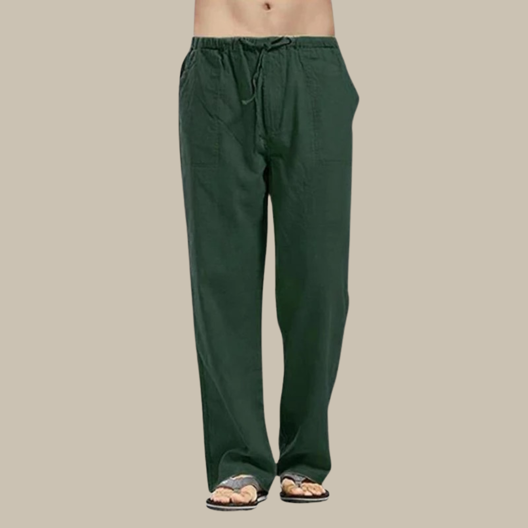 Men's linen summer trousers – lightweight and breathable for warm days