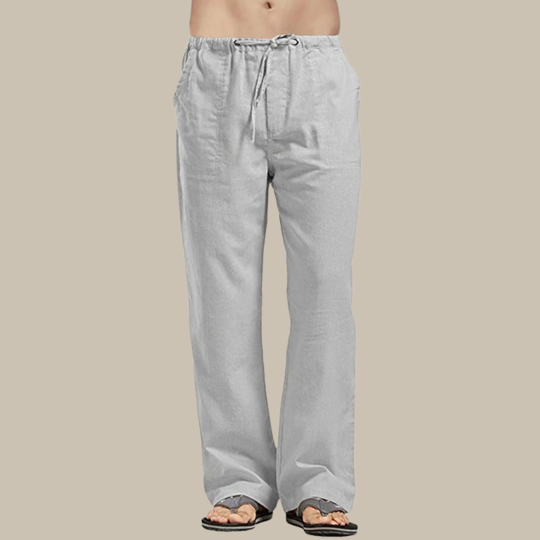 Men's linen summer trousers – lightweight and breathable for warm days