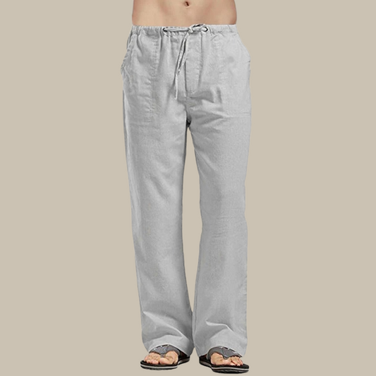 Men's linen summer trousers – lightweight and breathable for warm days